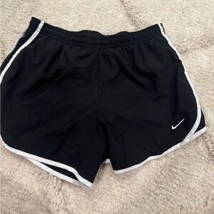 Nike Girl’s Black and White Athletic Shorts